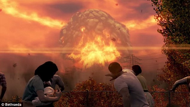 Fallout 4, wybuch nuklearny