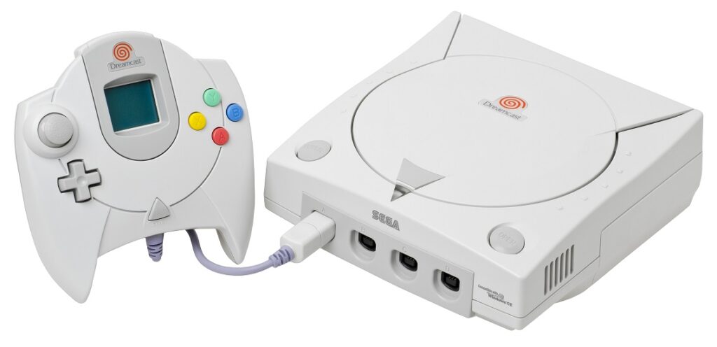 Oryginalny pad Sega Dreamcast.